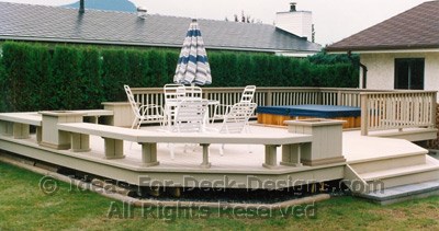 Free Standing Hot Tub Deck Design Explained Free Standing Hot Tub Deck Design Explained