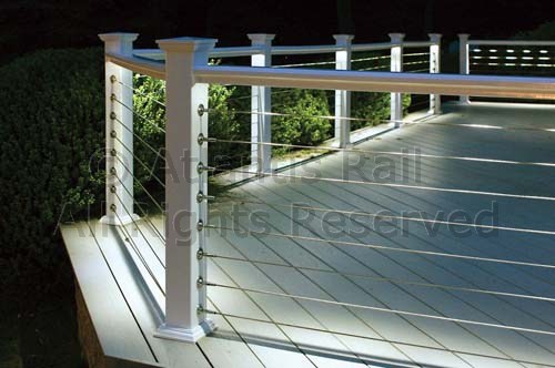 Cable Railings Build Deck With Stainless Steel Cape Cod Style With Cable