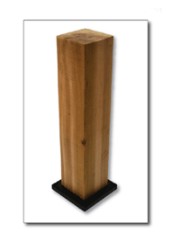 Surface mounted wood post anchor Surface mounted wood post anchor