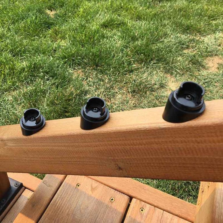 Snap lock stair adapters close up Snap lock stair adapters close up