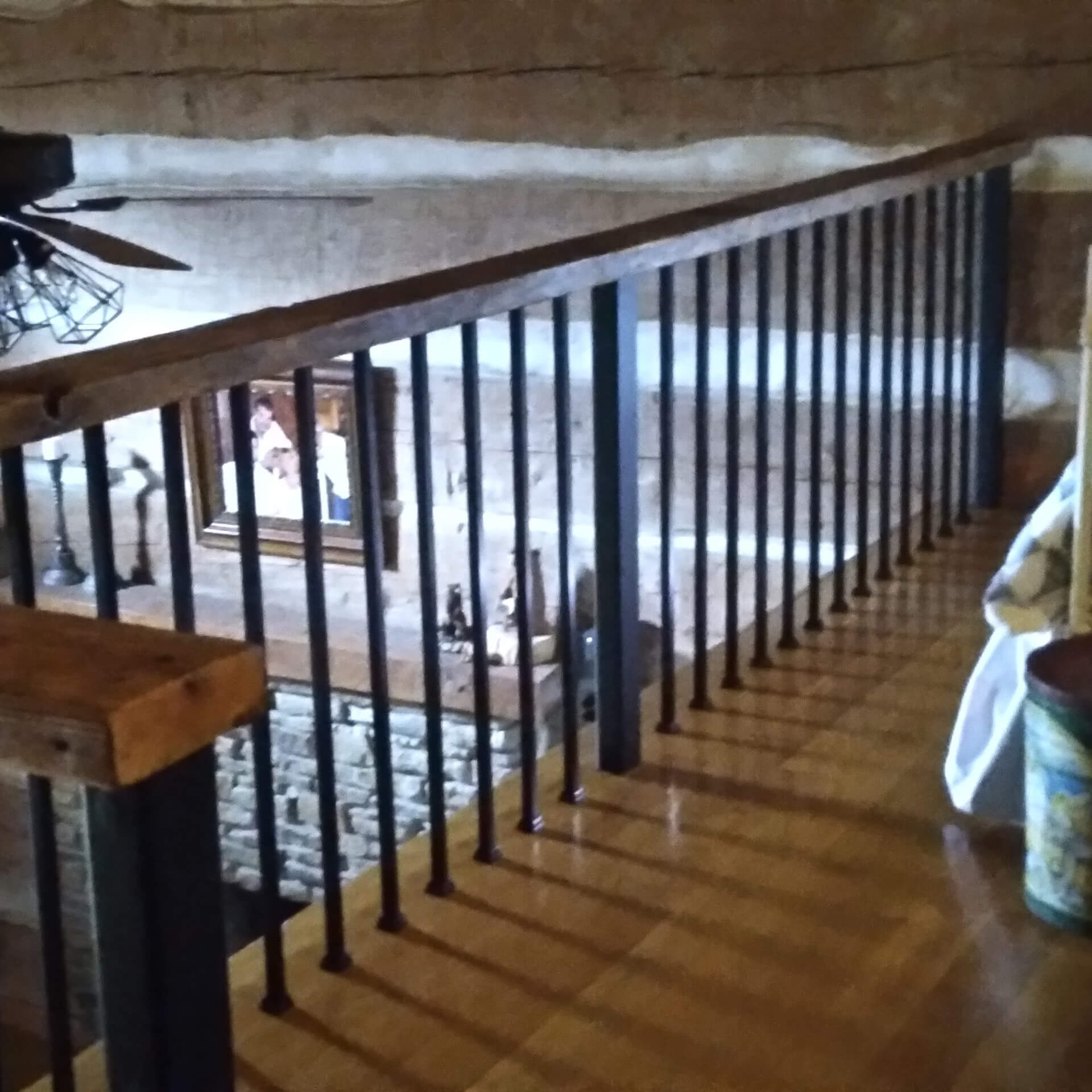 Gary Bear used the Snap'n lock balusters for his stairs After installing the Snap'N Lock Balusters