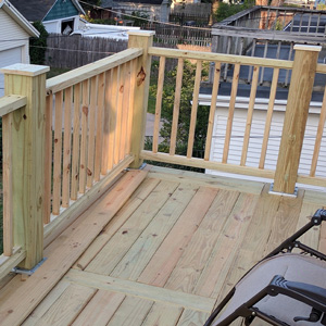 Jim's site before installing deck foot anchor footings. Jim's site before installing deck foot anchor footings.