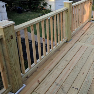 Batter boards and deck layout Batter boards and deck layout