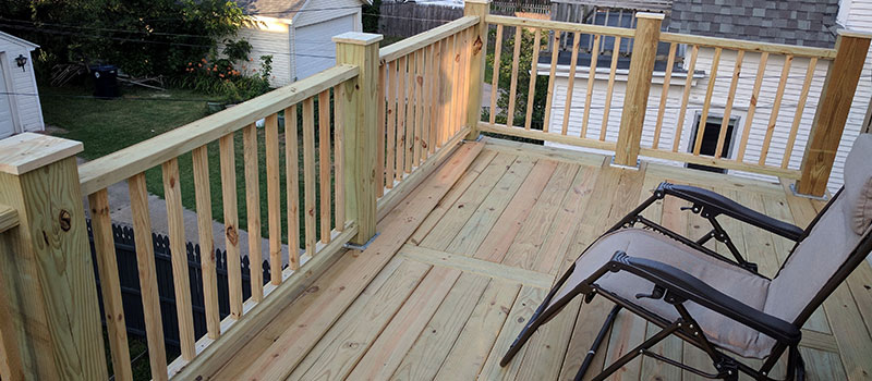 Hanging joists from beams set on deck foot anchor to reduce elevation. Hanging joists from beams set on deck foot anchor to reduce elevation.