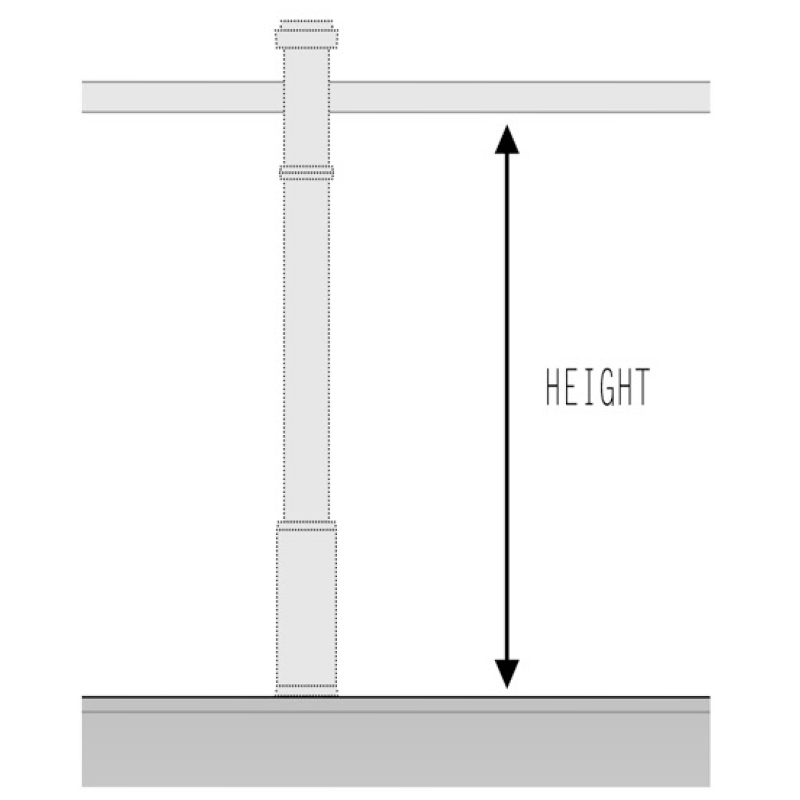 Hand rail to deck surface