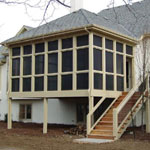 Four season covered deck