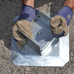 Titan Deck Foot - Ground Anchored De   ck Footings In A 