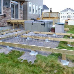 Ground Anchors: Deck Footing Foundations Instead Of Concrete