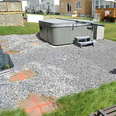 prepare the deck site - find the perfect location