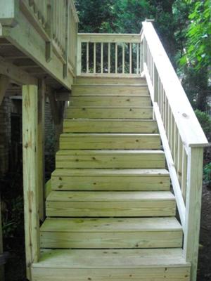Deck Stairway Railing