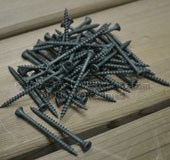 Common wood screws for pressure treated lumber