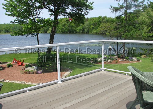 Glass Deck Railing Choose Wood Or Aluminum