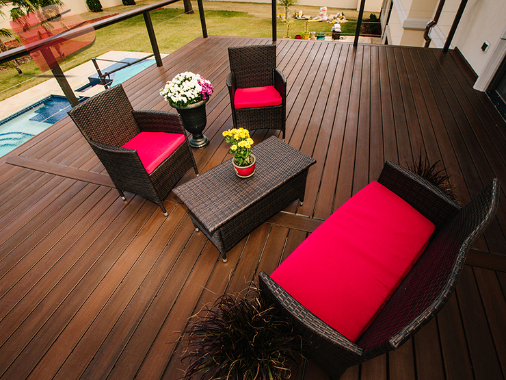 Double stairs off of mid level landing