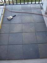 Installing tile to deck