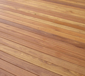 A deck using one of the best outdoor woods available