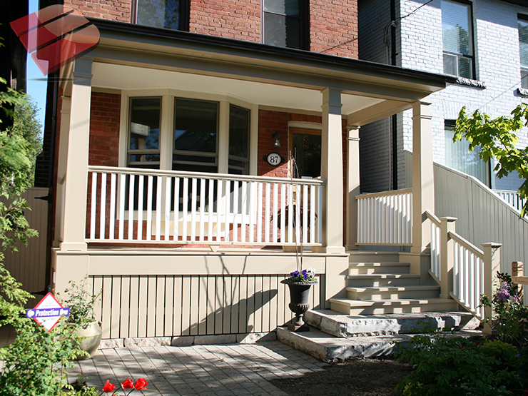 Looking for deck design inspiration. Look no further. This mid-level deck and cascading box steps will fulfill any deck builder's wildest dreams.