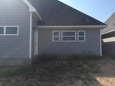 Back of kitchen and master bedroom