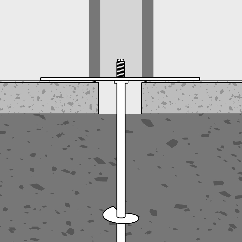 Posts for a pergola on pavers without digging concrete footings with Deck Foot Anchor