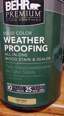 Stain Used By The Builders