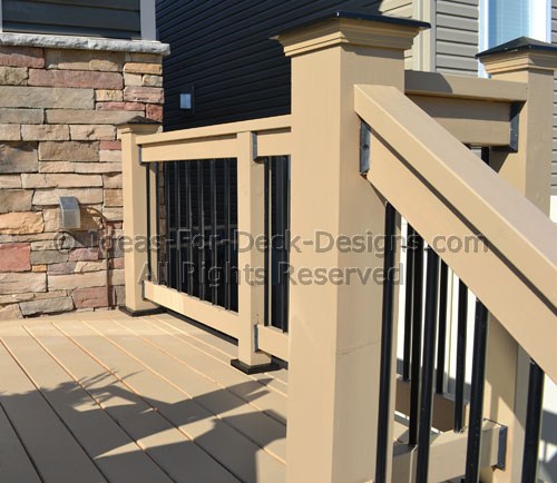 Deck Railing Ideas Styles For Top and Bottom Rails