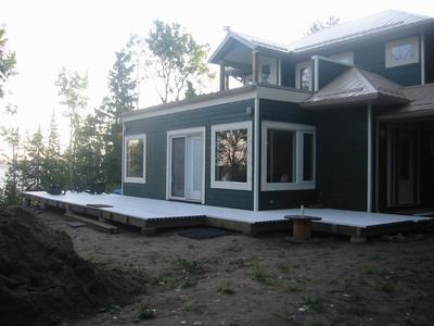 View of Upper Deck Over Living Space
