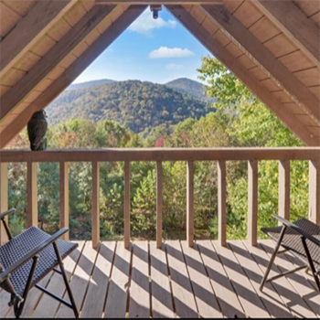 Attic balcony railing