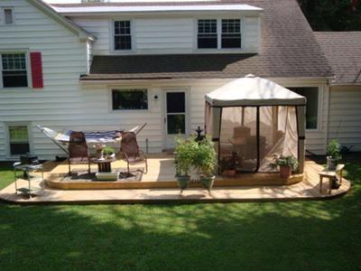 Backyarddecks Build An Island Deck Family Handyman