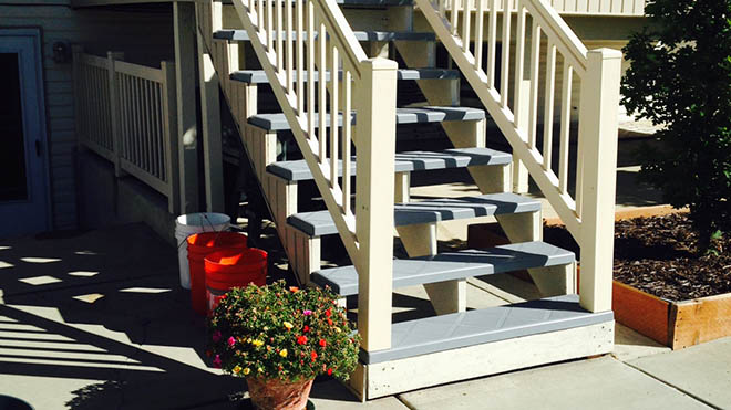 Stair Tread Covers For Safe Long, Outdoor Wooden Stair Grips