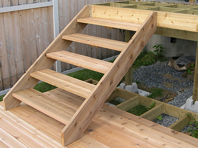 Attaching Stairs To A Deck Methods, Building Wooden Steps For A Deck