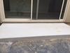 Concrete Patio Slab and Threshold Elevation Closeup