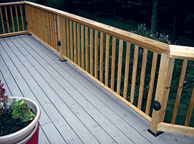 Deck post top shop lights