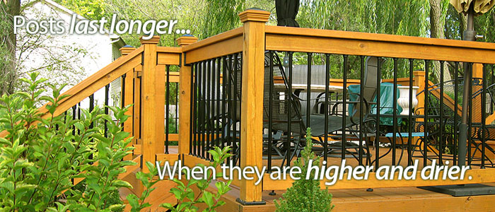 ULTECHNOVO Fence Post Base Fence Post Mount Concrete Deck Base Post for Porch Railing Deck Handrail Silver ULTECHNOVO Fence Post Base Fence Post Mount Concrete Deck Base Post for Porch Railing Deck Handrail Silver
