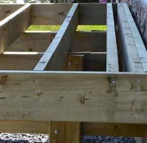 Common ACQ treated framing lumber Common ACQ treated framing lumber