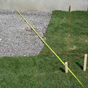 Triangulate to locate holes Triangulate to locate holes