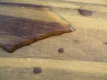 Water is tough on wood Water is tough on wood