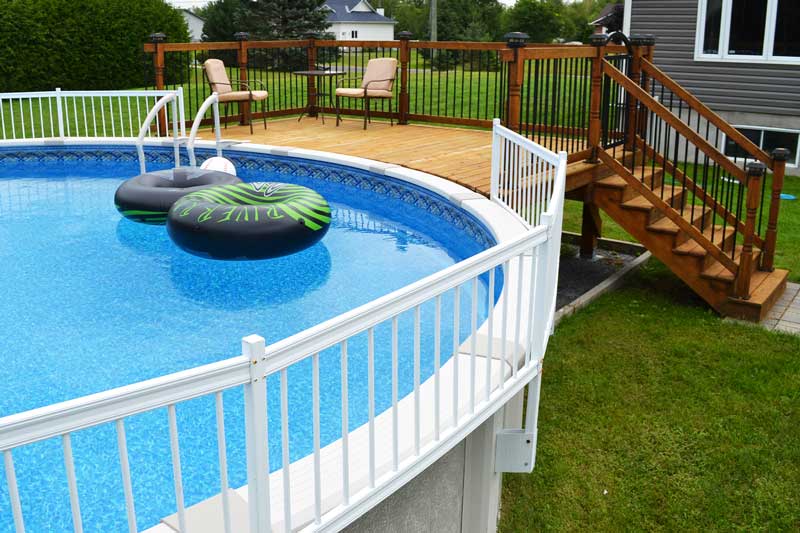 Building Above Ground Pool Decks, Above Ground Pool With Deck Cost Reddit