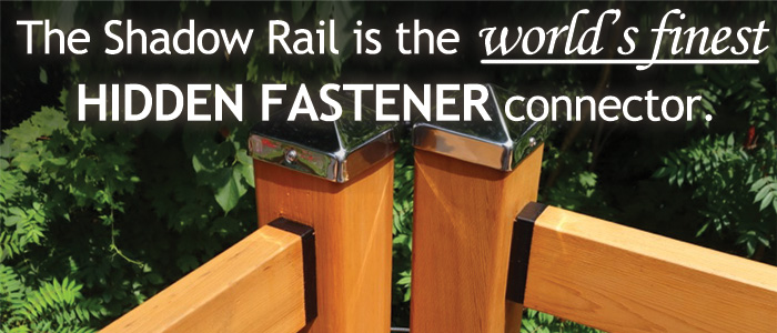 The Finest Hidden Fastener Rail Connector