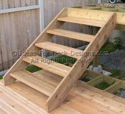 Attaching Stairs To A Deck Methods And Tips Perspective View Of Deck