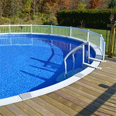 above ground pool decks